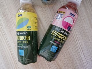 더그레잇티 콤부차 [매일유업] 더그레잇티 44kcal 콤부차 300ml *12개입 (오리지널 6개+베리리치 6개) — 5점을 준 리뷰어가 2023년 7월 올린 사용 사진