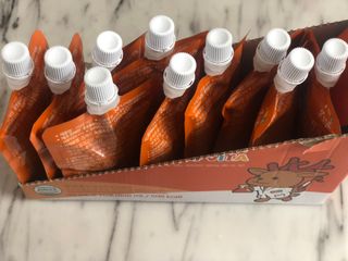 [몸엔용] 아이가 먹는 달콤 국산녹용 키엔용 비타  80ml x 10포 — 4점을 준 리뷰어가 2021년 7월 올린 사용 사진