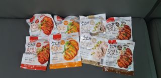 굽네몰 [굽네] 소스가 맛있는 닭가슴살 슬라이스 4종 — 3.5점을 준 리뷰어가 2021년 4월 올린 사용 사진