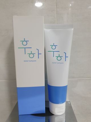 [심폐소생소] 무불소 임산부 천연 치약 — 4.5점을 준 리뷰어가 2021년 9월 올린 사용 사진