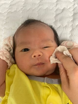 디어엘로디 오가닉 무표백 건티슈 — 5점을 준 리뷰어가 2022년 8월 올린 사용 사진