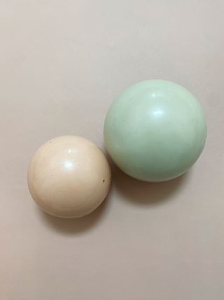 트라택 쿠셔닝 웨이트볼 0.5kg + 1kg SET — 5점을 준 리뷰어가 2022년 6월 올린 사용 사진