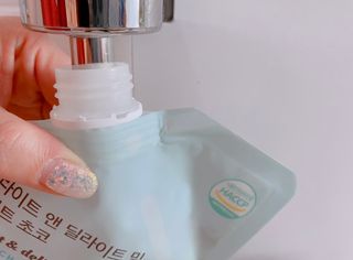 아므_이너뷰티 라이트 앤 딜라이트 밀 민트 초코 — 5점을 준 리뷰어가 2021년 7월 올린 사용 사진