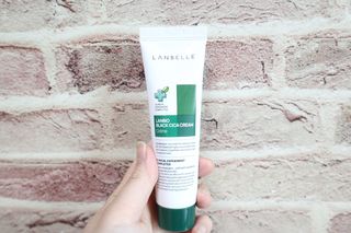 랑벨 랑바이오 블랙 시카 크림 50ml(블랙비 프로폴리스, 시카 4종, 판테놀 10 함유) — 5점을 준 리뷰어가 2022년 3월 올린 사용 사진