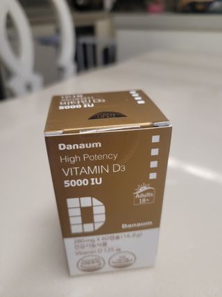 (NEW)다나음 하이포텐시 비타민D3 5000IU(60정/2개월분) — 5점을 준 리뷰어가 2023년 2월 올린 사용 사진