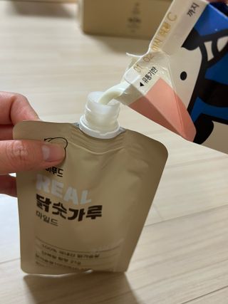 서비푸드 리얼 닭숫가루 마일드 1SET 10개입 — 4점을 준 리뷰어가 2022년 1월 올린 사용 사진