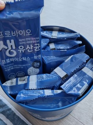 서울약사신협_프로바이오생유산균_2.5G x 100포 — 5점을 준 리뷰어가 2021년 4월 올린 사용 사진