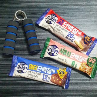 이지프로틴바 3종x각 2ea (고단백질바, 멀티단백질바, 식물성단백질바) — 4점을 준 리뷰어가 2024년 3월 올린 사용 사진