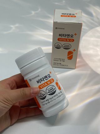 프리마인 성큼다가온 봄, 이너뷰티를 챙겨야 피부도 화사하게, 컨디션도 활기차게. 흡수율을 높인 고효율 비타민. — 5점을 준 리뷰어가 2022년 12월 올린 사용 사진