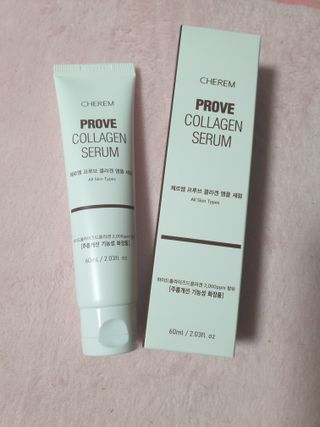 체르엠  프루브 콜라겐 앰플세럼 60ml 1병 — 5점을 준 리뷰어가 2022년 4월 올린 사용 사진