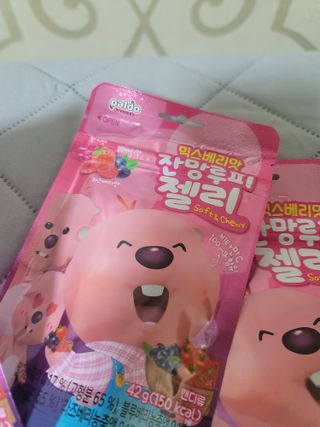 [팔도] 잔망루피젤리 믹스베리맛 42g 8개 — 5점을 준 리뷰어가 2022년 2월 올린 사용 사진