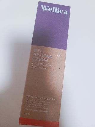 웰리카_V CARE 웰리카 락토 리프레싱 이너클렌저 — 5점을 준 리뷰어가 2021년 1월 올린 사용 사진