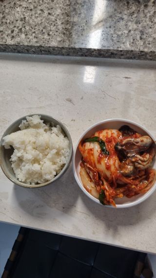 셰프애찬 별미김치 굴겉절이 1kg — 5점을 준 리뷰어가 2022년 12월 올린 사용 사진