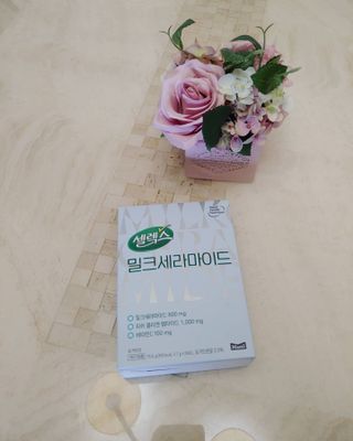 셀렉스스포츠 셀렉스 밀크세라마이드 저분자피쉬콜라겐 28포 X 1박스 — 5점을 준 리뷰어가 2021년 7월 올린 사용 사진