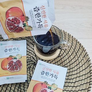 즙한가득 신선한 석류즙 70ml x 30포, 선물박스 — 5점을 준 리뷰어가 2021년 12월 올린 사용 사진