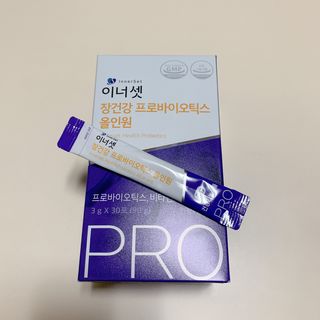 이너셋 장건강 프로바이오틱스 올인원 — 5점을 준 리뷰어가 2023년 1월 올린 사용 사진