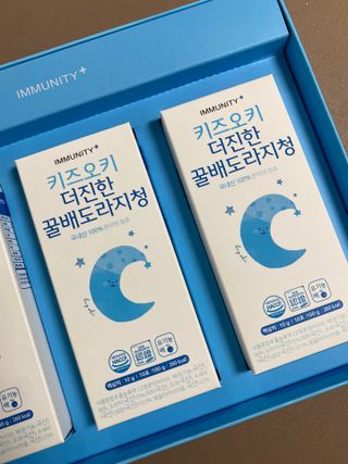 [이뮤니티플러스]우리아이 면역오키, 건강오키 _ 키즈오키 더진한꿀배도라지청 10포 1box — 5점을 준 리뷰어가 2022년 5월 올린 사용 사진