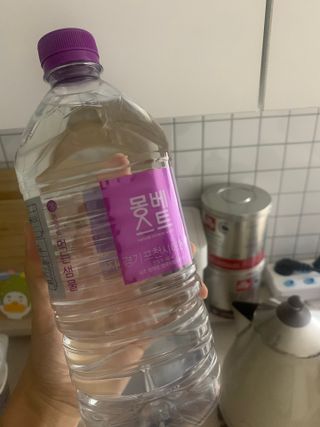 몽베스트 MONTBEST 1L 12입 — 5점을 준 리뷰어가 2022년 3월 올린 사용 사진