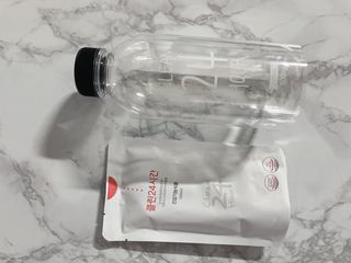 클린24시간 1BOX(5포) + 전용보틀(500ml) — 5점을 준 리뷰어가 2022년 7월 올린 사용 사진