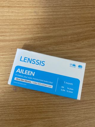 렌시스 LENSSIS [ 렌시스 ] 인생정착템 , 영롱한 매력이 있는 ＃에일린시리즈 1개월용 ｜ 4컬러 중 택1 ｜ — 4점을 준 리뷰어가 2021년 4월 올린 사용 사진
