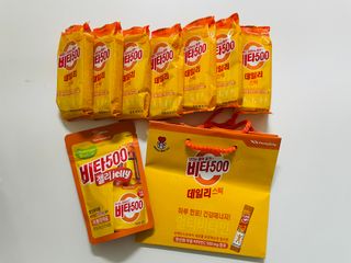 광동생활건강 [광동] 비타500데일리스틱 70포+쇼핑백+구미3개 — 5점을 준 리뷰어가 2021년 12월 올린 사용 사진