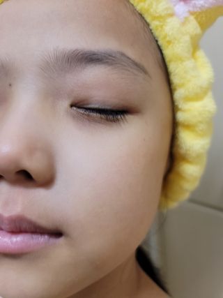 아미퓨어 [라이브] 피부장벽 강화를 위한 머랭 버블 클렌저 천연계면활성제로 온가족 사용가능 — 5점을 준 리뷰어가 2021년 7월 올린 사용 사진