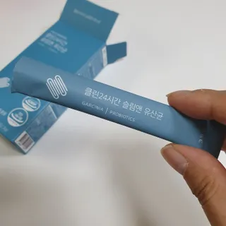 클린24시간 슬림앤유산균 1박스 (3.5g X 15포) — 5점을 준 리뷰어가 2022년 8월 올린 사용 사진