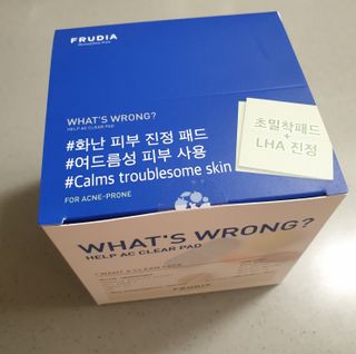 [후르디아] 화난피부 급속진정 AC 클리어 패드 (개별포장 50매) — 5점을 준 리뷰어가 2024년 4월 올린 사용 사진