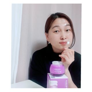 [후르디아] 72시간 블루베리 속살 수분크림 — 5점을 준 리뷰어가 2021년 2월 올린 사용 사진