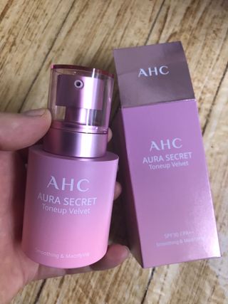 AHC 아우라 시크릿 톤업 벨벳 — 5점을 준 리뷰어가 2021년 4월 올린 사용 사진