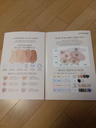 애니가드 셋업메베마스크 (대형 4컬러 + 중형 4컬러) — 5점을 준 리뷰어가 2022년 4월 올린 사용 사진