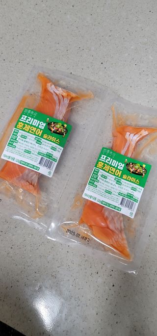 밸런스 다이어트랩 밸다랩 프리미엄 훈제연어 슬라이스 120g — 5점을 준 리뷰어가 2023년 5월 올린 사용 사진