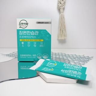 [유산균] 오마이락 장편한습관 프로바이오틱스 30P — 5점을 준 리뷰어가 2022년 11월 올린 사용 사진