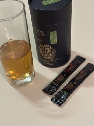 프리마인 자체 기업부설 연구소에서 찾아낸 건강한 수면의 비밀.  슬립토 플러스 30포 — 5점을 준 리뷰어가 2023년 5월 올린 사용 사진