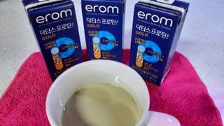 이롬 erom 닥터스 프로틴 골드 — 5점을 준 리뷰어가 2021년 4월 올린 사용 사진