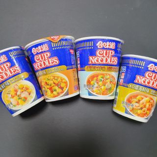 NISSIN 닛신 컵누들  4종 - 씨푸드오리지날, 씨푸드 스파이시, 씨푸드 커리, 씨푸드 XO소스 — 5점을 준 리뷰어가 2021년 12월 올린 사용 사진