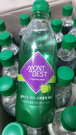 몽베스트 Montbest with Sparkling water Lime20병 — 4점을 준 리뷰어가 2022년 9월 올린 사용 사진