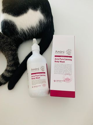 아미니 아크네 퓨어카밍 바디워시 500ml — 5점을 준 리뷰어가 2021년 7월 올린 사용 사진