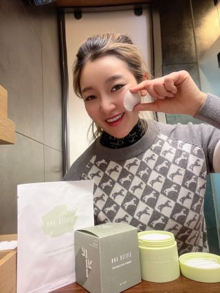 씨스터앤 밤부 케어 토너 패드 70매 — 5점을 준 리뷰어가 2022년 3월 올린 사용 사진