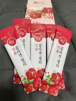 함초록 Rg+ 석류콜라겐젤리 — 5점을 준 리뷰어가 2021년 3월 올린 사용 사진