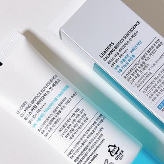 리더스코스메틱 리더스 카밍 바이오틱스 선 에센스 SPF 50+ PA++++ — 5점을 준 리뷰어가 2022년 5월 올린 사용 사진