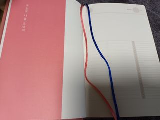 응원과 위로가 필요한 당신에게  리훈 하고싶은말 스터디 플래너 — 5점을 준 리뷰어가 2022년 3월 올린 사용 사진