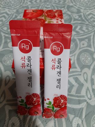 함초록 Rg+ 석류콜라겐젤리 — 5점을 준 리뷰어가 2021년 4월 올린 사용 사진