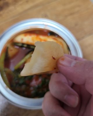 셰프애찬 알타리김치 총각김치 1kg — 5점을 준 리뷰어가 2022년 10월 올린 사용 사진