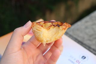 디앙뜨 포르투갈 에그타르트 오리지널 맛+패션후르츠+초콜릿타르트 맛 중 택1 — 5점을 준 리뷰어가 2021년 8월 올린 사용 사진