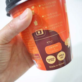 유비쿡 컵떡볶이 매운컵떡볶이2개/ 짜장컵떡볶이 2개  총 4개세트 — 5점을 준 리뷰어가 2021년 5월 올린 사용 사진