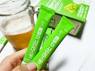 참앤들황토농원 7가지 맛! 탄산 톡톡! 스파클링! 데이앤 콤부차 7종 10포 1박스씩 ★총 7박스★ — 4.5점을 준 리뷰어가 2023년 2월 올린 사용 사진
