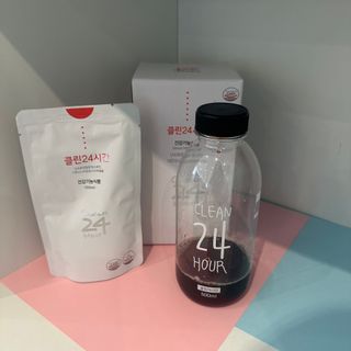 클린24시간 1BOX(5포) + 전용보틀(500ml) — 4점을 준 리뷰어가 2023년 7월 올린 사용 사진