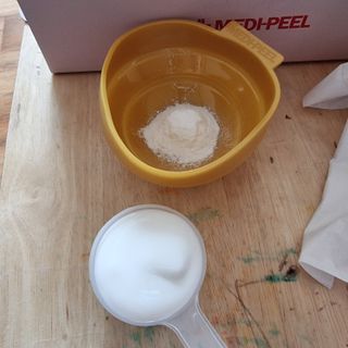 메디필 레드 락토 콜라겐 모델링 팩 — 5점을 준 리뷰어가 2021년 3월 올린 사용 사진
