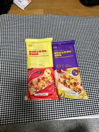 브라잇벨리 비건피자 [노밋피자알로하 & 노밋피자포테이토] 2가지맛 — 4점을 준 리뷰어가 2022년 7월 올린 사용 사진